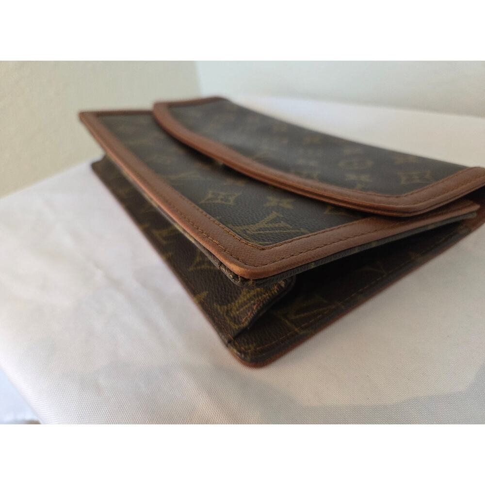 Louis Vuitton Dame Pochette GM Monogram Canvas Vintage Clutch Bag Vintage - Picture 4 of 13